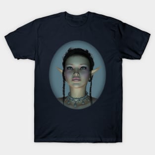 Circe Nymph Snow Queen Profile T-Shirt